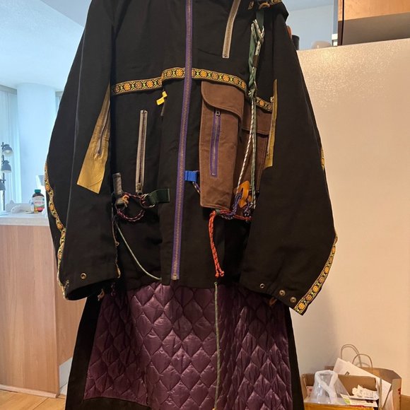 Kolor Other - kolor 19aw high-low hem coat archive Black & Purple